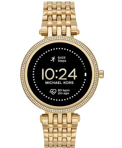 michael kors gunmetal watch macys|macy's michael kors smartwatch.